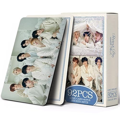 KPOPBP Stray Kids Photocards 60 PCS SKZ Rock Star Album Photo Cards with 32 PCS Stickers Kpop Gift Lomo Cards Merch for SKZ Boys and Girls (Perfect Day) - Perfect Day