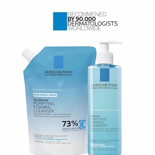 La Roche-Posay Toleriane Purifying Foaming Facial Cleanser, Oil Free Face Wash for Women & Men with Niacinamide + Ceramides, Pore Cleanser Safe For Sensitive Skin, Won’t Dry Out Skin, Soap Free thumbnail 9