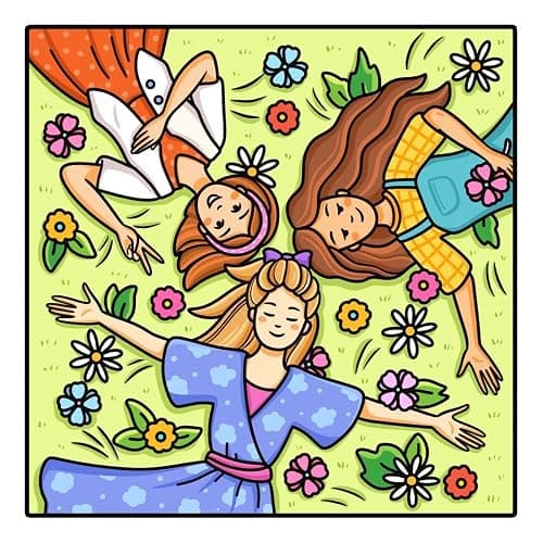Bestie Moments: Coloring Book for Adults and Teens Featuring Cute & Girly Scenes for Relaxation (The Cozy Girl Series) thumbnail 5