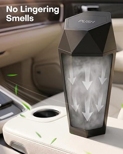 HOTOR Car Trash Can with Lid, Leakproof, Black, 2 Pack | Car Accessories for Interior, Garbage Can with 30 Attached Trash Bags, Multipurpose Organizer and Storage for Home & Office thumbnail 6