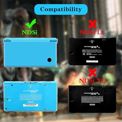 OSTENT Hard Crystal Case Clear Skin Cover Shell for Nintendo DSi NDSi thumbnail 6
