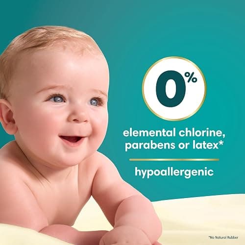 Pampers Swaddlers Diapers, Size 0 (up to 10 lbs), 140 Count, Hypoallergenic, Absorbent, Keeps Baby Dry and Comfortable, Skin Safe Disposable Newborn Baby Diaper thumbnail 13