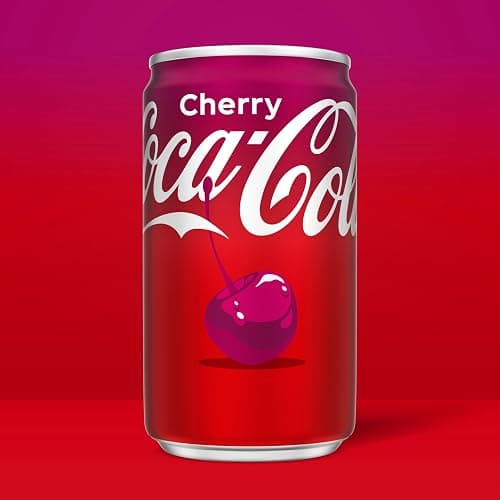 Coca-Cola Cherry Can, 7.5 fl oz | Carbonated drink with cherry cola flavor thumbnail 3