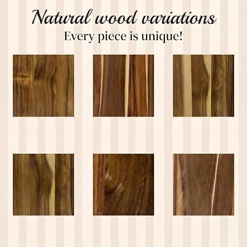 3 Pcs Acacia Wood Scalloped Cutting Board Set, Decorative Cutting Boards Bread Charcuterie Board for Cottagecore Kitchen Grandmillenial Decor Cheese Meat Fruit Bread Chopping Blocks (Classic Style) thumbnail 5