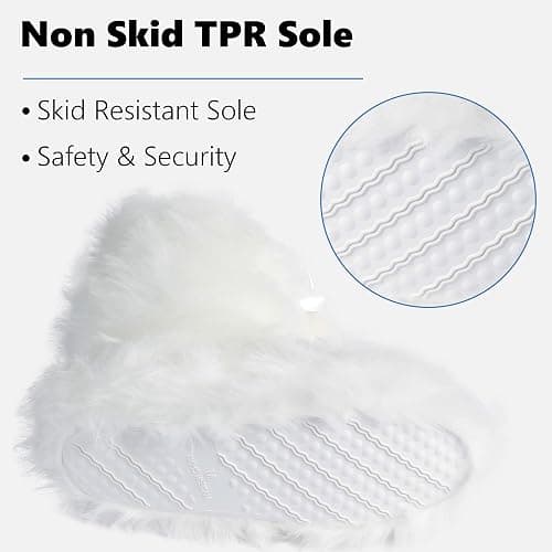 Forfoot Slipper Boots, Cozy Indoor Booties for Women Fluffy Comfortable House Shoes Fuzzy Anti-Slip Boots Winter thumbnail 4