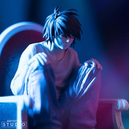 ABYSTYLE Studio Death Note Detective L SFC Collectible PVC Figure 5.5" Tall Statue Anime Manga Figurine Home Room Office Décor Gift thumbnail 2
