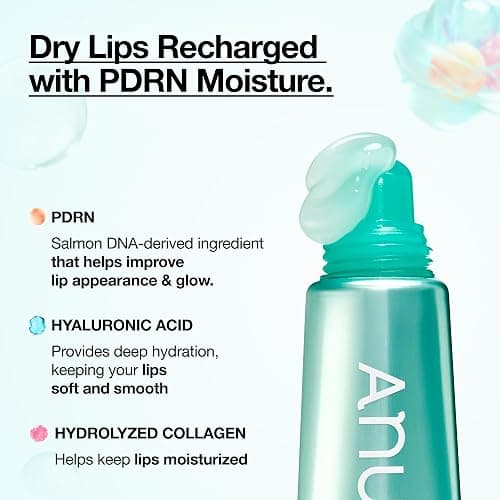 Anua PDRN Lip Serum, 0.33 fl.oz | Long-lasting Hydration for Dry Skin, Non-Sticky Moisturizing Lip Care with Salmon DNA, Hyaluronic Acid & Collagen thumbnail 3