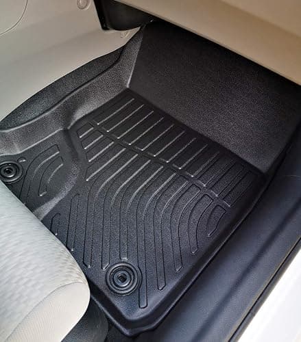 Landrol Car Floor Mats Replacement for Honda Civic Sedan & Sedan Si 2012-2015 (Not for Coupe) Heavy Duty Liner Custom Fit All Weather Protection Carpets Coverage Waterproof Durable Odorless thumbnail 4