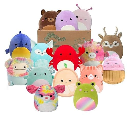 Squishmallows SQCR04665 - Mystery Box, enthält 3x 20cm Überraschungs-Squishmallows, offizielles Jazwares Plüsch, Mystery 3er-Pack Plüsch - Image 1
