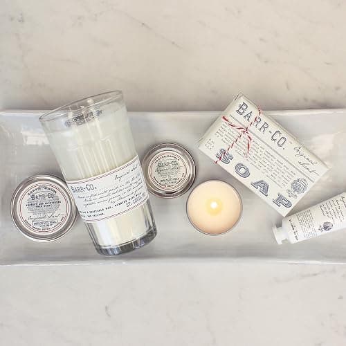 Barr-Co. Original Scent Parfait Glass Candle, 10 oz | Creamy Vanilla Scent, Long Burning Soy Wax Candle, Scented Candles for Home & Bath, 120-Hour Burn Time thumbnail 2