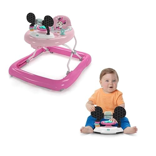 Bright Starts Disney Baby Minnie Mouse Forever Besties 2-in-1 Baby Activity Walker - Easy Fold Frame and Removable -Toy Station, 6 Months and up thumbnail 8