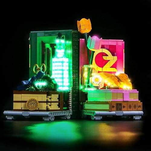 LocoLee Light kit Compatible with Lego 75691 Wicked Glinda & Elphaba Bookends - No Model Only Light, LED Lighting Accessories Compatible with Lego Wicked Set 75691 thumbnail 2