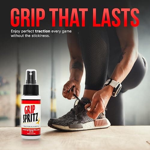 Grip Spritz for Volleyball Shoes - Court Grip Spray & Sneaker Traction - Clean & Rejuvenate Soles - Improve & Enhance Shoe Grip & Performance - Anti Slip thumbnail 8