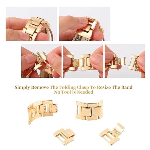 WONMILLE Posh Leather Bands Compatible with Apple Watch 41mm 40mm 38mm 45mm 44mm 42mm 49mm Women, Boho Bracelets Jewelry Multilayer Wrap Strap for iwatch Series Ultra 10 9 8 7 6 5 4 3 2 1 SE thumbnail 7