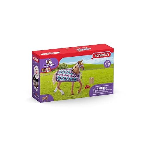 Schleich HORSE CLUB - 5PC English Thoroughbred Horse Toy Set with Accessories - Collectable, Realistic Toy Horse Figurine for Girls and Boys - Durable Farm Kids Toys Ages 5+ 42360 thumbnail 7