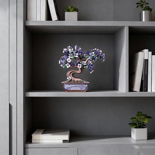 Ulieer 3D Wooden Puzzles Flower for Adults，DIY Crafts for Adults Bonsai Tree Building Set, Artificial Flower Decor, Artificial Plant Model Toy for Desk or Home Decor，Birthday Valentine's Day thumbnail 6