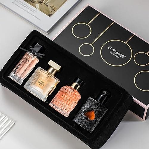 Women's Perfume Set: 4 Floral and Fruity Fragrances in a Gift Box, 105(25ml x3 +30ml) ml Total (3.5oz). Perfect for Gifting or Personal use, Elegant and Timeless Scents for any Accasions - Image 1