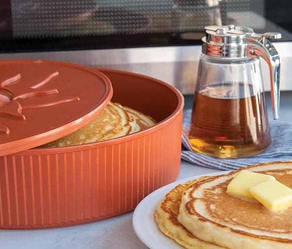 Nordic Ware Microwave Tortilla and Pancake Warmer, 10-Inch Holder - Fits Large Size Tortillas thumbnail 6