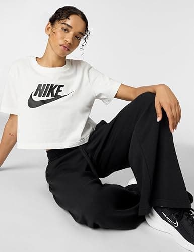 Nike Women's Sportswear Club Fleece Mid-Rise Wide-Leg Sweatpants thumbnail 3