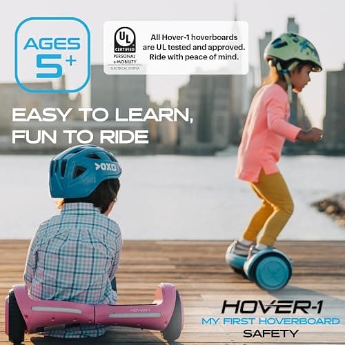 Hover-1 My First Self Balancing Scooter for Kids with 5 mph Max Speed, Dual 150W Motors, 6.3” Tires, 3 Miles Max Range, and LED Headlights thumbnail 5