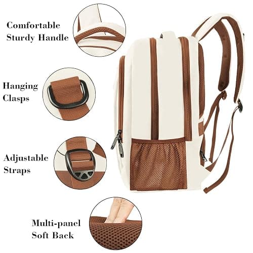 MATEIN 15.6inch Travel Laptop Backpack, Cute Anti Theft Slim Sturdy Laptops Backpack for Teacher, Water Resistant College Computer Bag Gift for Men & Women Nurse thumbnail 5