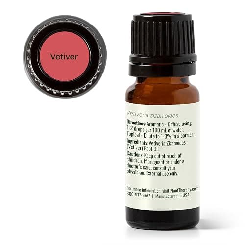 Plant Therapy Vetiver Essential Oil 100% Pure, Undiluted, Natural Aromatherapy, Therapeutic Grade 10 mL (1/3 oz) thumbnail 6