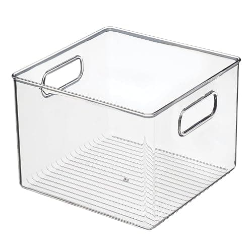 iDesign Pantry Storage Bin with Handles for Kitchen Cabinets or Fridge - Clear - Made in USA thumbnail 9