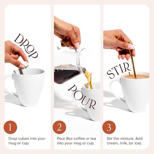 Teaspressa Luxe Mixer Cube - Madagascar Vanilla Bean Flavor Infused Sugar Cubes - Kosher - Gluten-Free - Barista quality coffee experience for home or hosting - No Mess - Makes 30 drinks - For at Home or On The Go - Great Gift Idea thumbnail 3