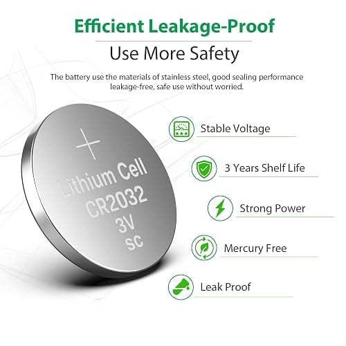 LiCB CR2032 3V Lithium Battery(10-Pack) thumbnail 5