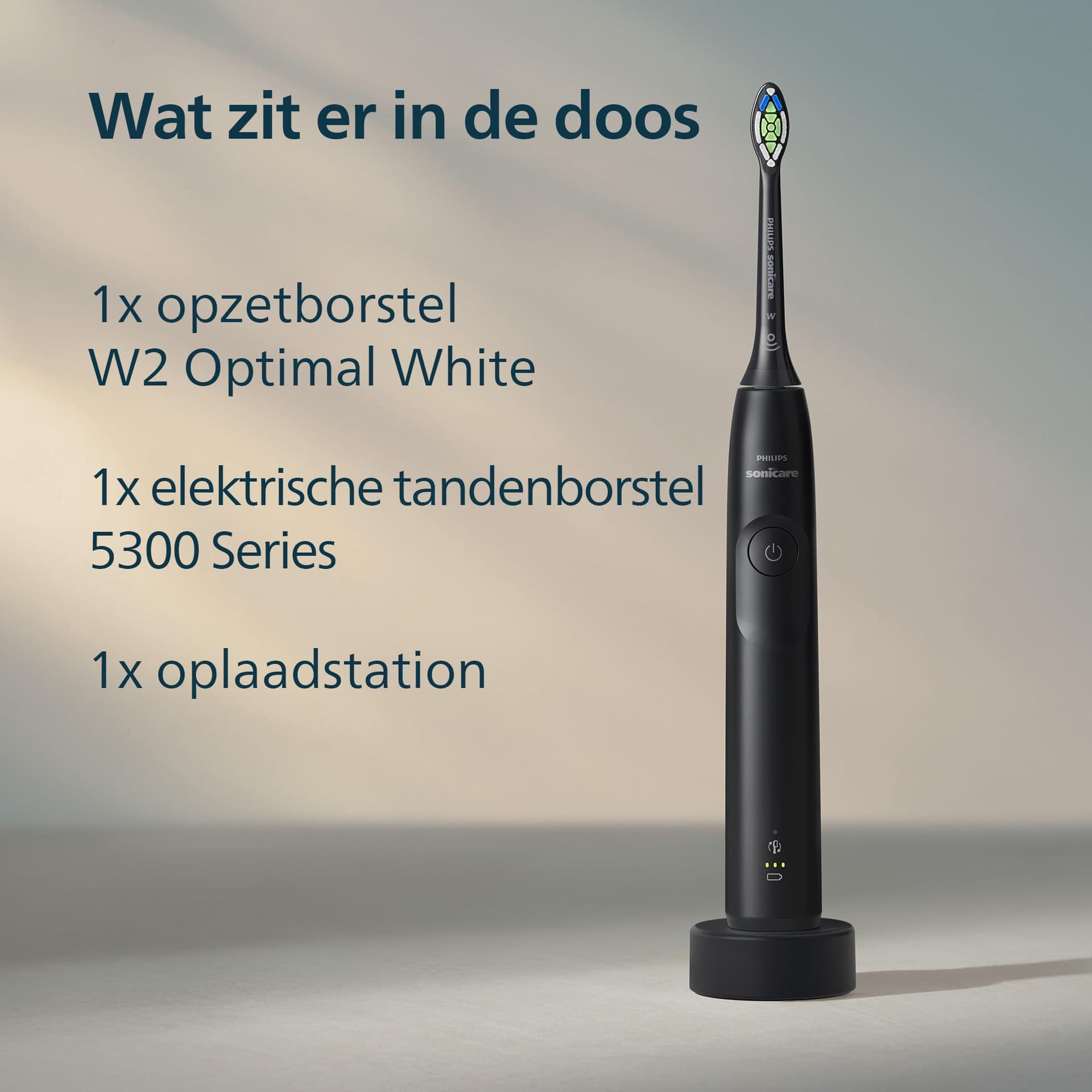 Philips Sonicare 5300 Electric Toothbrush, Sonic Toothbrush with 2 Intensity Levels, Pressure Warning, EasyStart, SmartTimer and BrushPacer, Black, Model HX7101/01 [New Technology] thumbnail 10