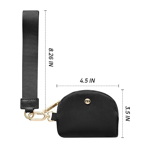 Mum's Memory Mini Zip Around Wristlet Wallet for Women Dual Pouch Wristlet Portable Wallet Coin Purse Mini Women Coin Pocket thumbnail 2