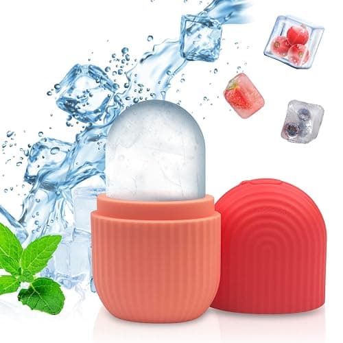 Rseuphiee Ice Roller, Ice Roller Gesicht, Eis Gesichtsroller Silikon Wiederverwendbares, Eisroller Gesicht für Gesicht und Augen, für Pore Verkleinern, Falten Aufhellen, Erhellen Haut - Image 1