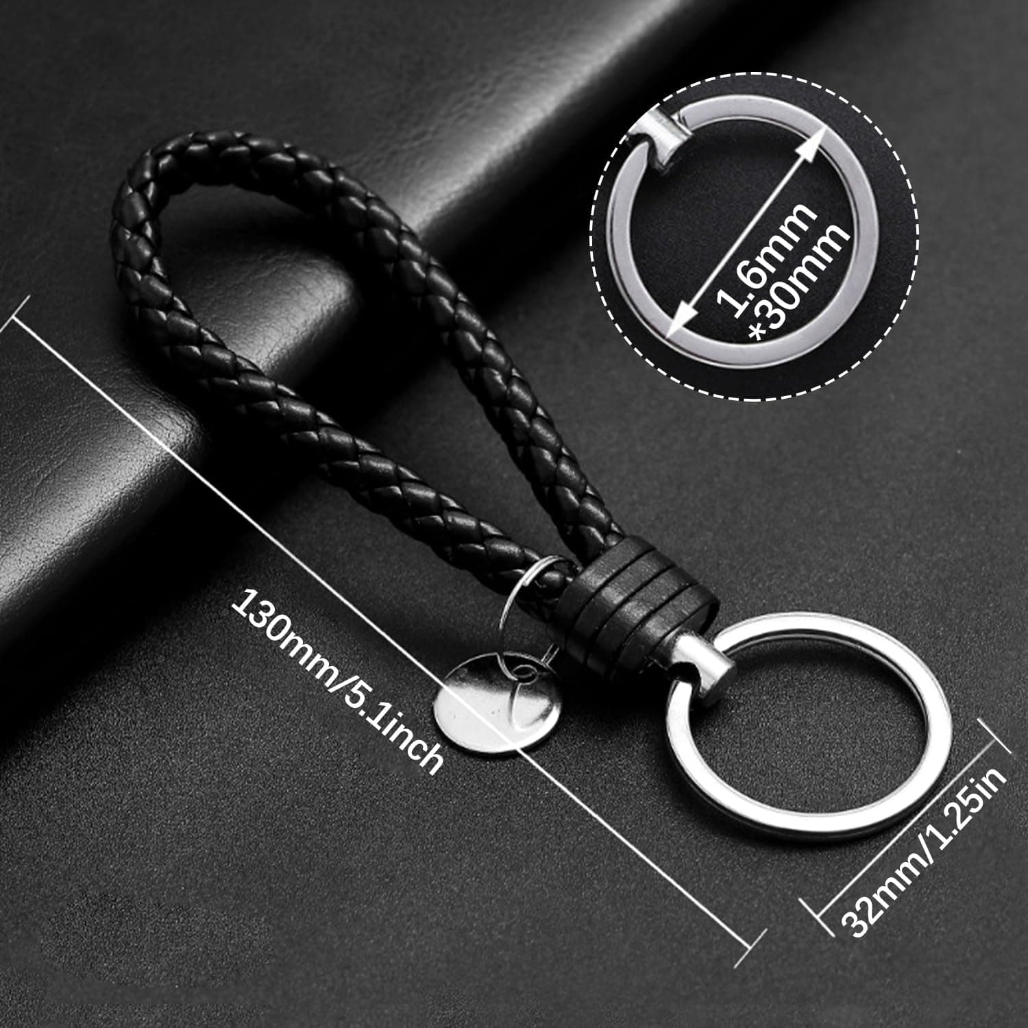 Huaerle 1.5-inch Elastic Equestrian Belt with Bit Buckle and Leather Key Strap,Equestrian Elastic Belt thumbnail 2