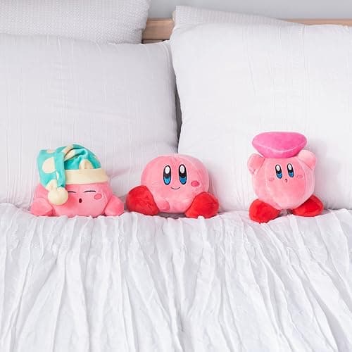 Club Mocchi Mocchi- Kirby Plush - Sleeping Kirby Plushie - Squishy Toys - Collectible and Cute Stuffed Animals - Gaming Gifts and Game Room Decor - Video Game Collectibles - 6 Inch thumbnail 6