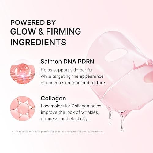 medicube Jelly Gel Mask with Salmon DNA PDRN Pink Collagen, 4EA | Overnight Face Mask for Glass Glow Skin - Elasticity, Hydrating, Firming and Moisturizing, Korean Skincare, 28g x 4ea thumbnail 3