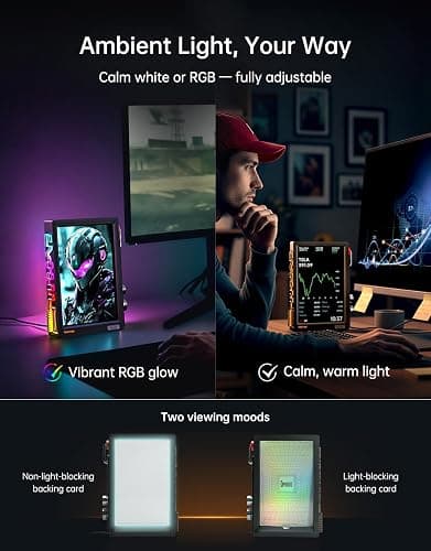 Divoom TimesFrame – 10.1" WiFi 6 Digital Picture Frame & Smart Desk Display, No Subscription | 64GB | Send Photos, Videos & AI Styles + Live Widgets (Weather, Calendar, etc)–Perfect Personalized Gift thumbnail 6