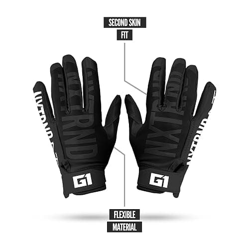 Nxtrnd G1 Youth Football Gloves, Kids Sticky Receiver Gloves thumbnail 3