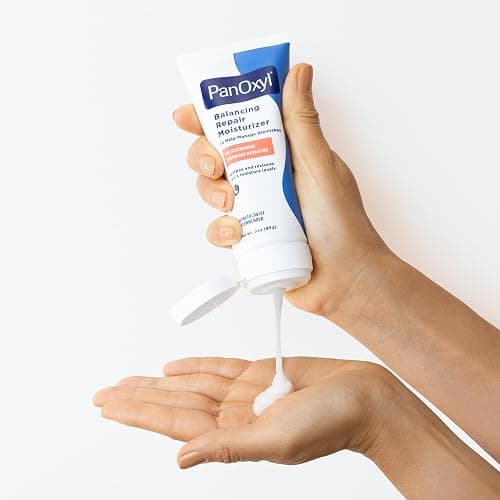 PanOxyl PM Balancing Repair Moisturizer with Niacinamide, Ceramides and Cica, Moisturising Facial Care, Acne Prone Skin and Dry Skin, Non-Comedogenic thumbnail 9