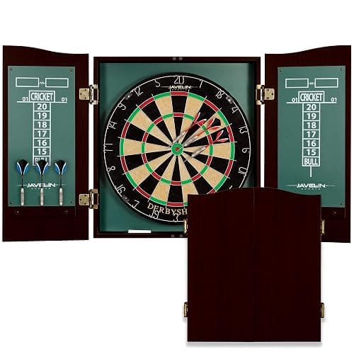 EastPoint Sports Belmont Bristle Dartboard and Cabinet Set - Image 1