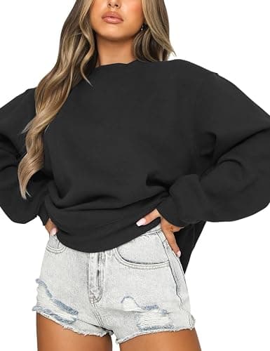 Orchidays Women's Casual Crewneck Sweatshirt Long Sleeve Loose Fitting Pullovers Fall Tops thumbnail 3