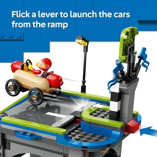 LEGO City No Limits: Race Car Ramp Track Toy - Building Toy for Kids, Boys and Girls, Ages 6+ - Soap Box Car Ramp for Racing with 2 Cars, 4 Minifigures, and Buildable Ramp - Gift Idea - 60460 thumbnail 3