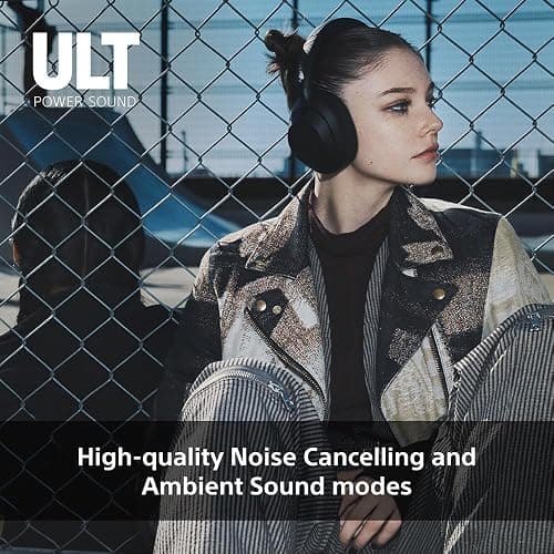 Sony ULT WEAR - Wireless Noise Cancelling Headphones, ULT POWER SOUND, Ultimate Deep Bass, Same Processor as WH-1000XM5, Clear Calls, 30hr Battery, IOS & Android - White thumbnail 5
