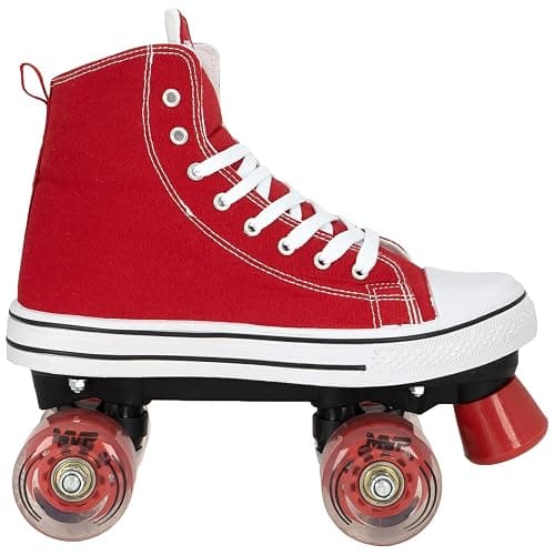 Lenexa MVP 2.0 Roller Skates for Kids and Adults | Roller Skate Shoes for Men and Women | Outdoor High-Top Sneaker Roller Shoes | Full Lace Up Ankle Support | Various Sizes and Colors thumbnail 2