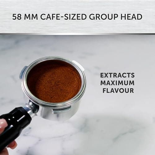 BREVILLE Barista Mini Espresso, Latte and Cappuccino Coffee Machine 2L Water Tank Milk Frother 15 Bar Italian Pump Stainless Steel [VCF125] thumbnail 4