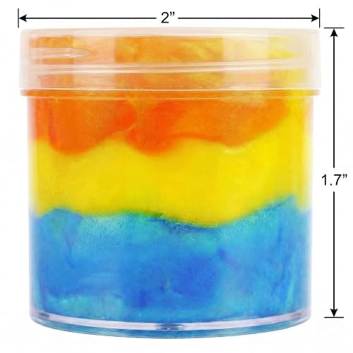 Galaxy Slime 4 Pack, Non-Sticky Wet Slime, Colorful, Stress Relief Toy, Party Favors for Boys Girls, Super Soft, 60ml Each thumbnail 3
