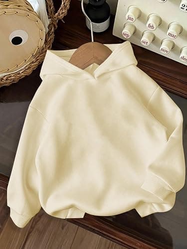 RoseSeek Girl's Letter Graphic Hoodies Long Sleeve Pullover Cute Clothes | Baggy Sweatshirt, Preppy Hoodies for Teen Girls Size 10-12, Trendy Cute Hoodies thumbnail 2