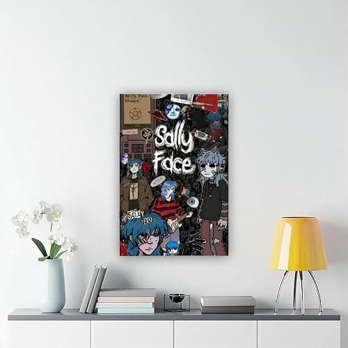 Sally Face Poster 1 Canvas Poster Bedroom Decor Sports Landscape Office Room Decor Gift Unframe-style 12x18inch(30x45cm) thumbnail 6