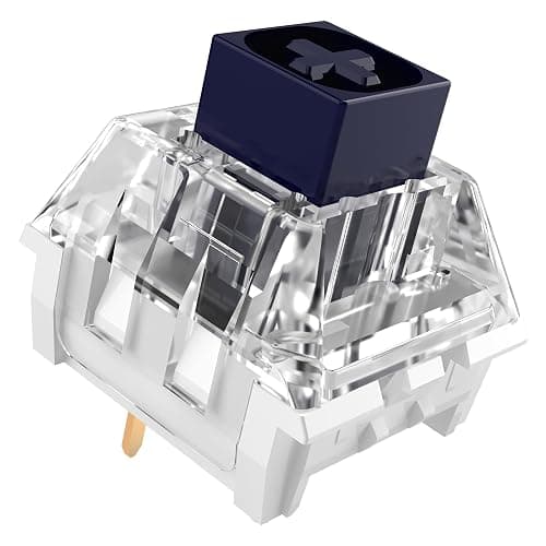 Kailh Box Navy Switches for Mechanical Gaming Keyboard,3-Pin 60gf Clicky/Factory Lubed/IP56 Dust&Waterproof Switches - Image 1