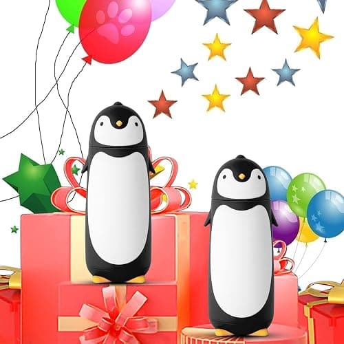 TOMLFF Penguin Stainless Steel Vacuum Insulated Tumblers Travel Mug Tea Water Bottle Coffee Thermal Flask thumbnail 4