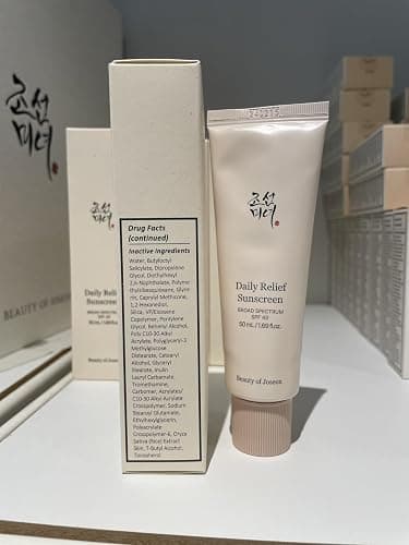 Beauty of Joseon Daily Relief Sunscreen for face Sun moisturizing with Broad Spectrum SPF 40 Korean sunscreen skincare 50ml, 1.69 fl.oz thumbnail 7
